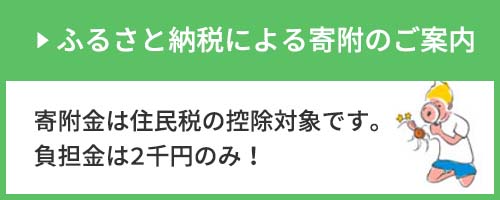 ふるさと納税による寄附のご案内